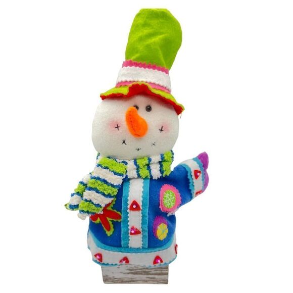 Vintage Snowman Bottle Cover Puppet - Picture 2 of 8